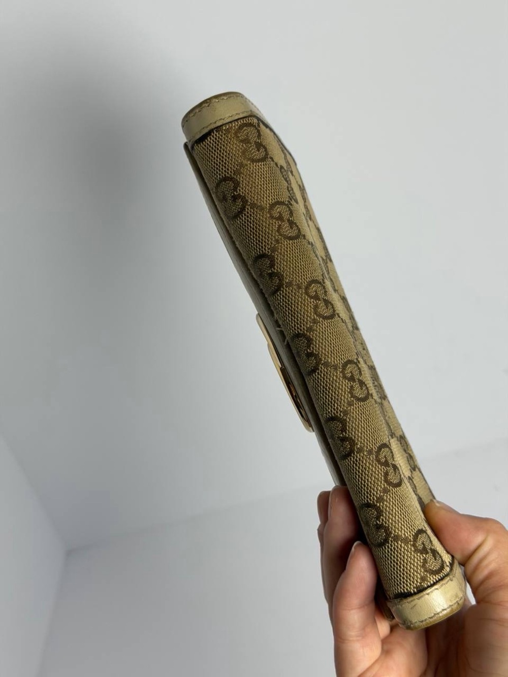 Gucci Sukey Beige GG Canvas Continental Wallet - Picture 10 of 14